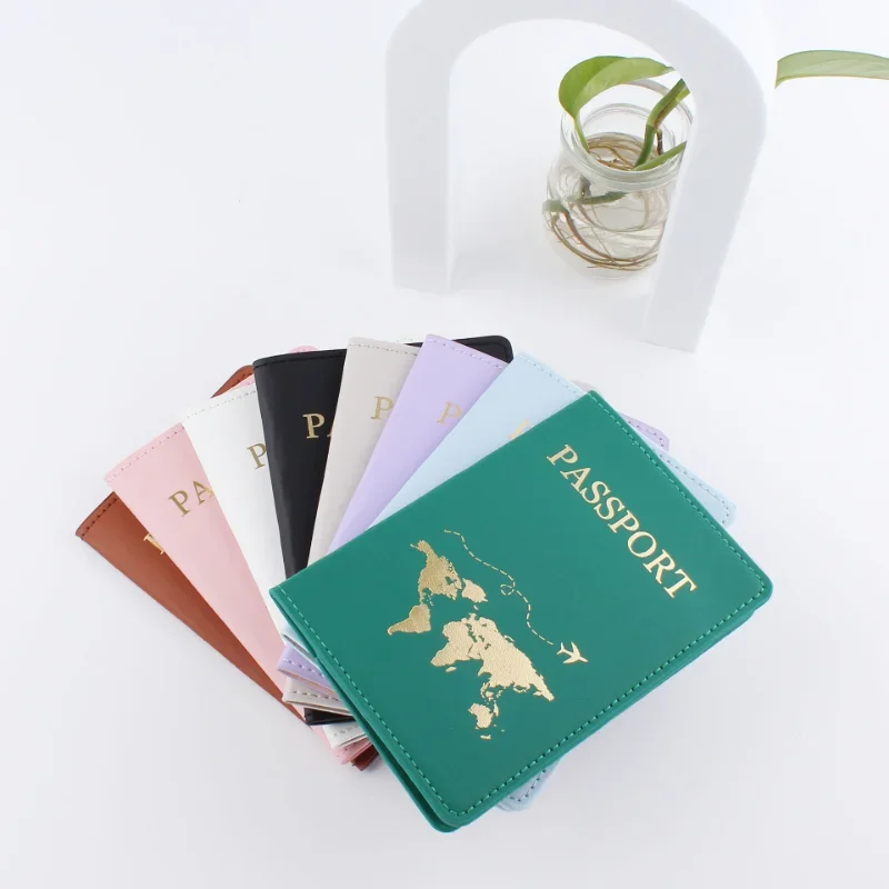 Leather Passport Cover - Unisex New Simple Fashion PU Passport