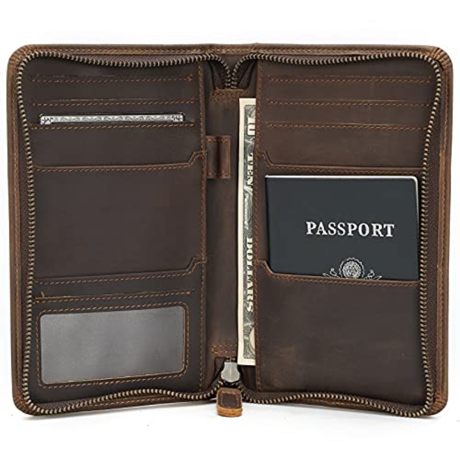 Leather Passport Cover - Polare Full Grain Leather Passport Holder