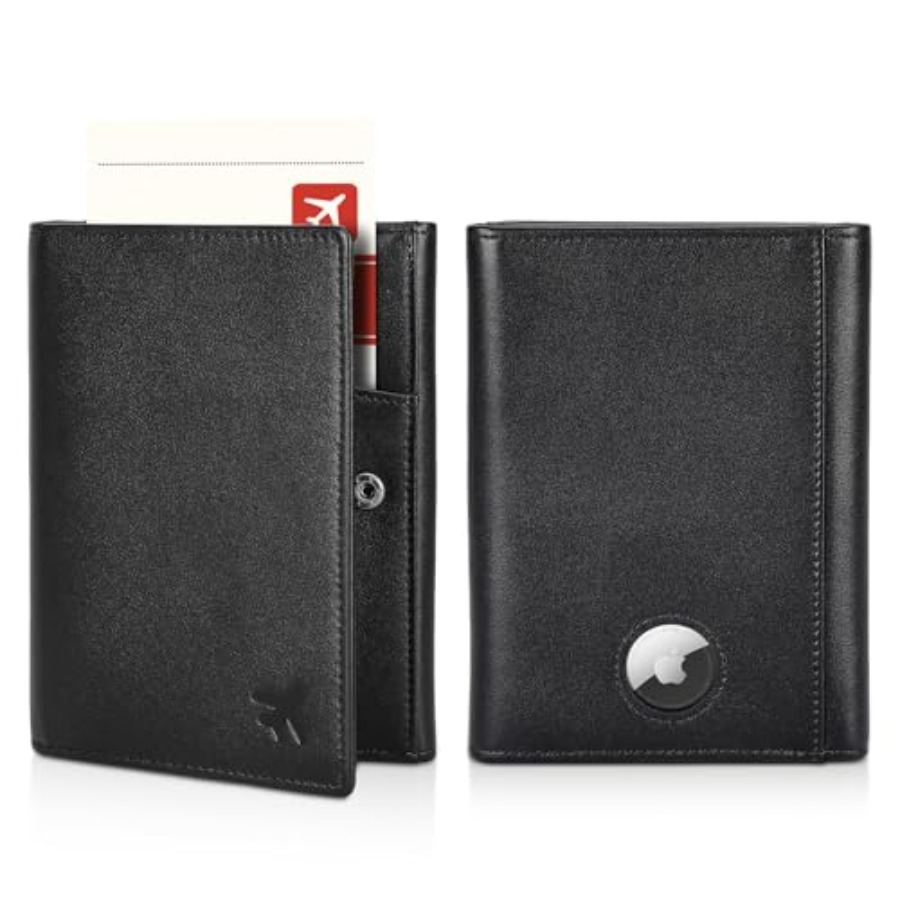 Leather Passport Cover - Polare Napa Leather Pilot Wallet Passport