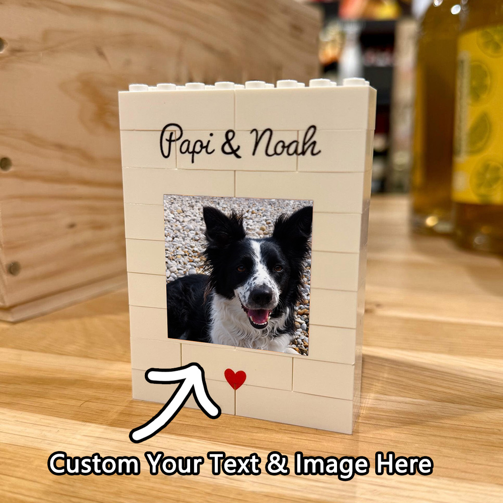 Personalized Engraved Gift - 1PC Custom Pet Building Blocks -
