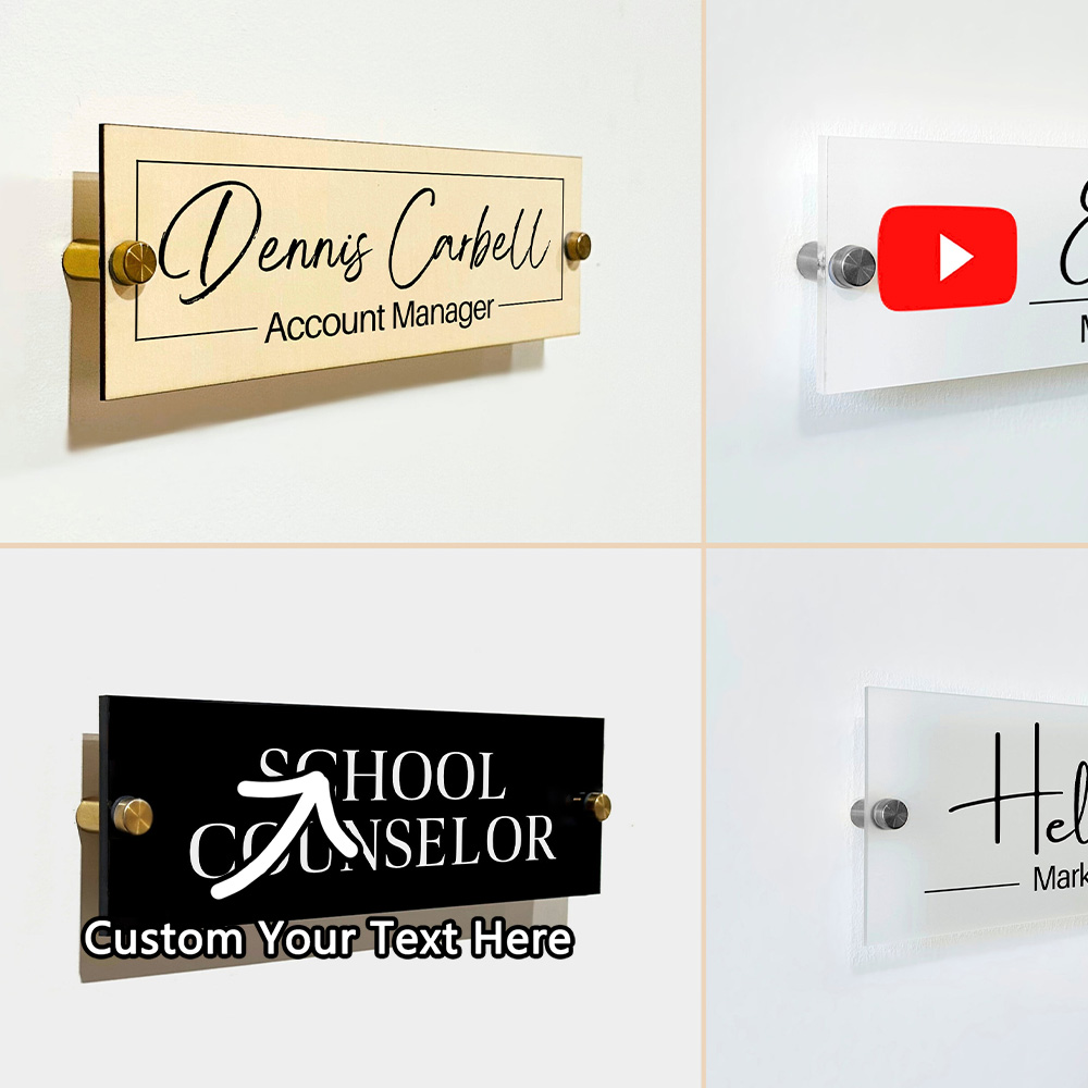 Personalized Engraved Gift - 1PC Custom Wooden Door Sign -