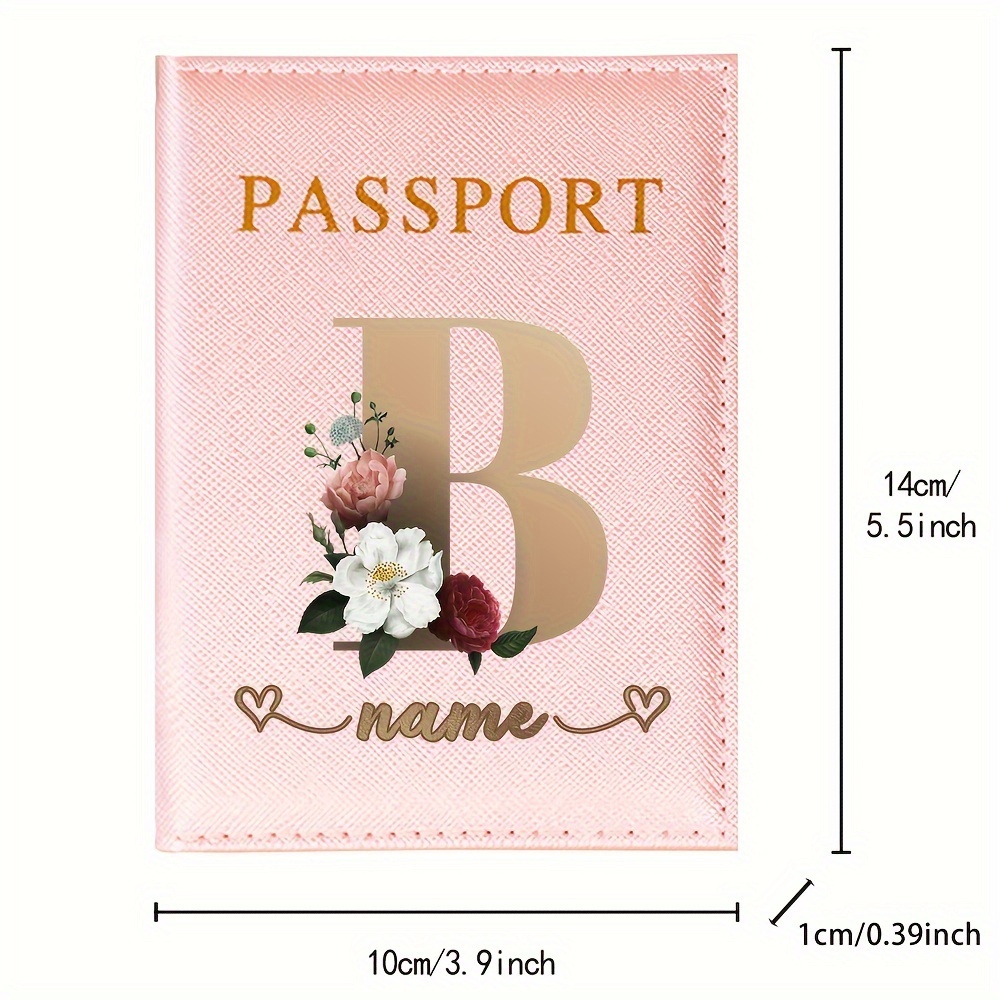 Personalized Name/Text Synthet - Leather Passport Cover บทวิจารณ์และราคา