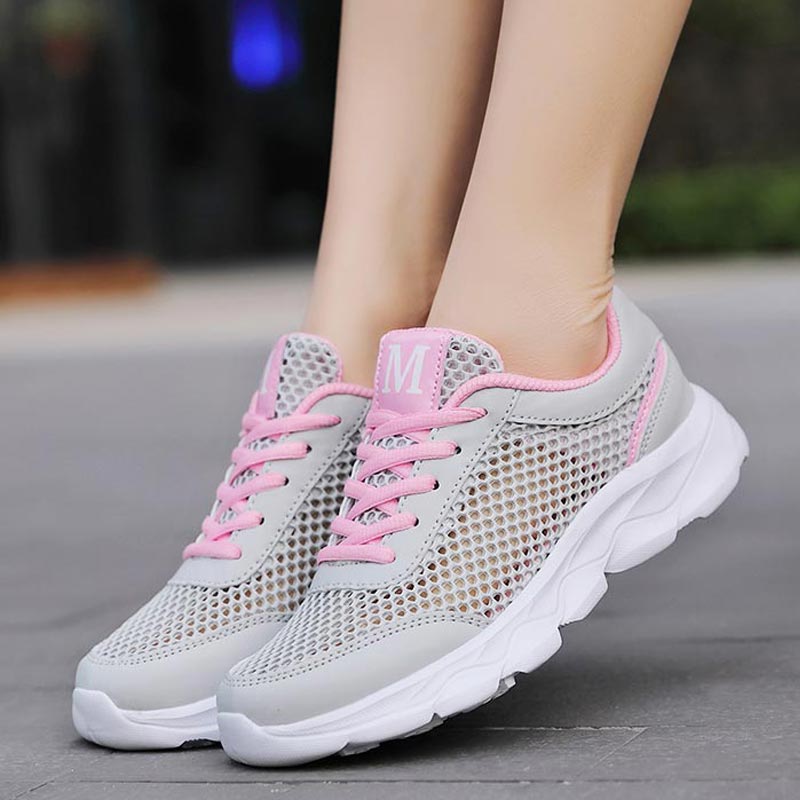Summer Breathable Sneakers Wom - Luxury Lifestyle Way บทวิจารณ์และราคา