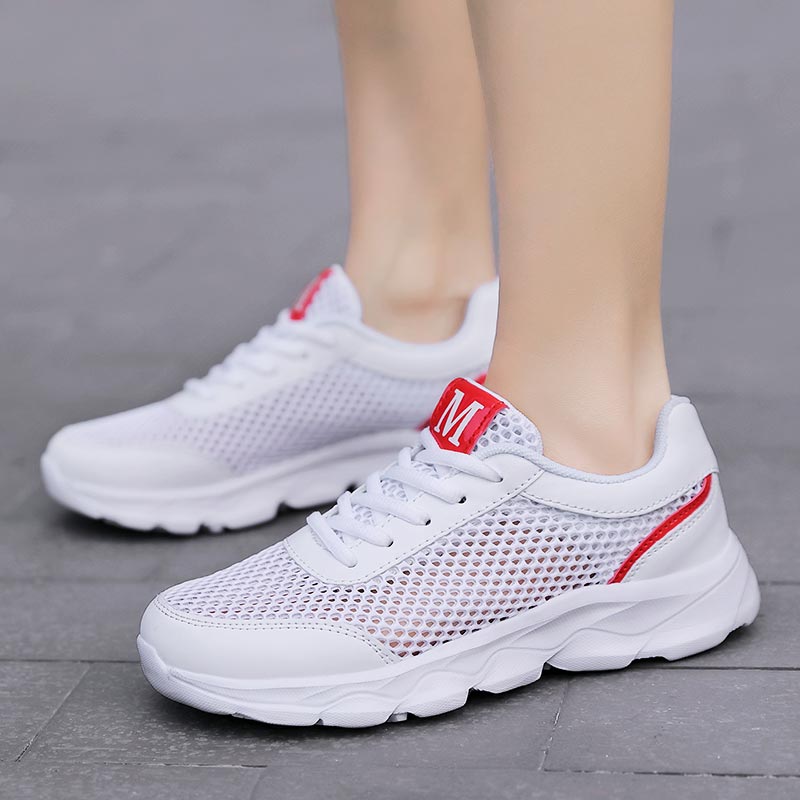 Summer Breathable Sneakers Wom - Luxury Lifestyle Way บทวิจารณ์และราคา