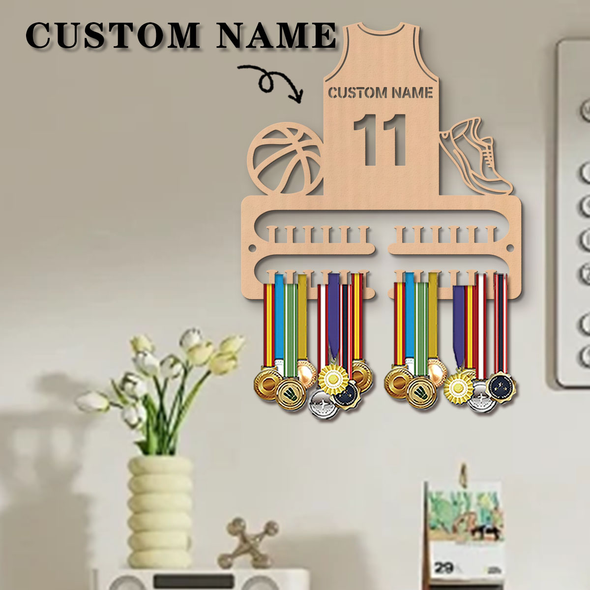 1pc Custom Wooden Basketball M - Personalized Engraved Gift บทวิจารณ์และราคา