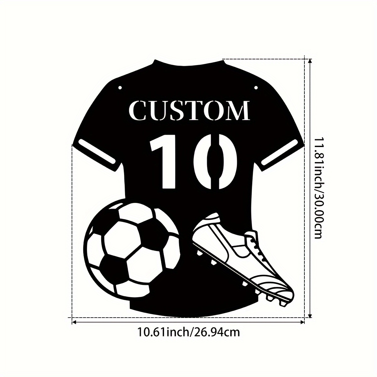 Custom Metal Soccer Jersey Sig - Personalized Engraved Gift บทวิจารณ์และราคา