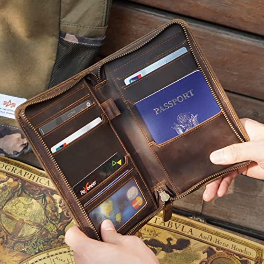 Polare Full Grain Leather Pass - Leather Passport Cover บทวิจารณ์และราคา