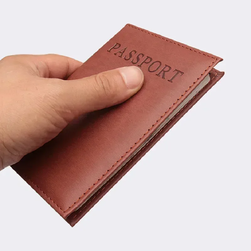 Fashion Women Men Passport Cov - Leather Passport Cover บทวิจารณ์และราคา