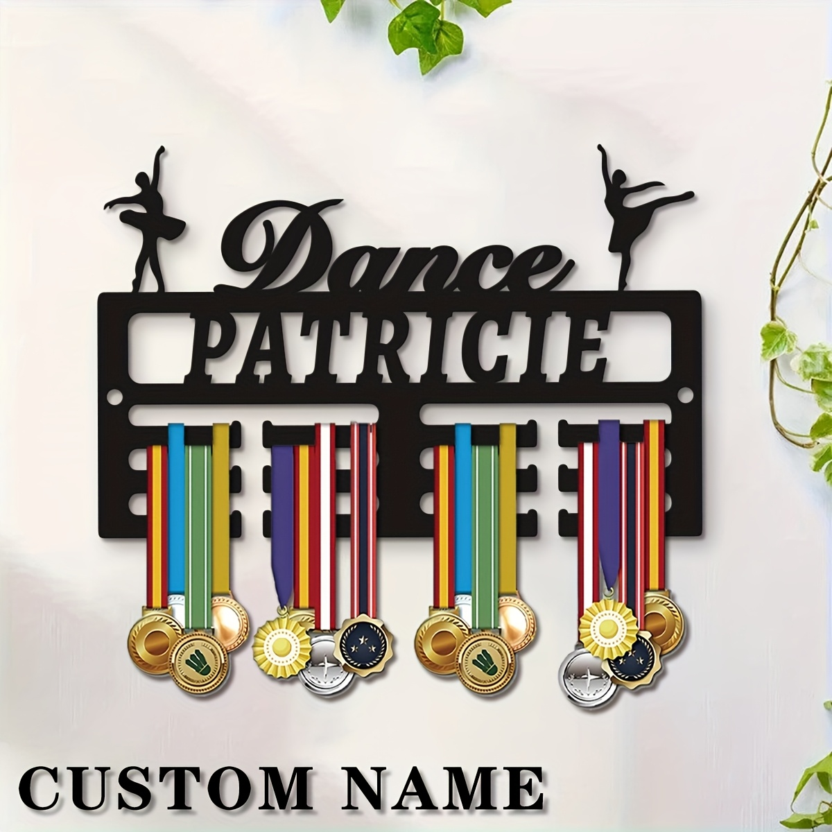 1pc Custom Wooden Medal Hanger - Personalized Engraved Gift บทวิจารณ์และราคา