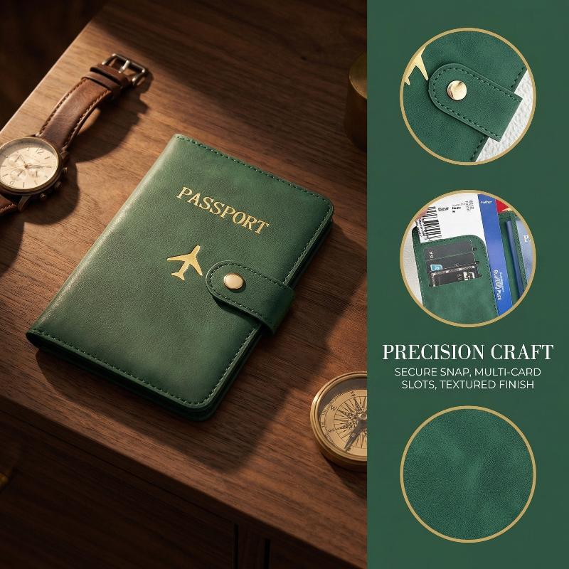 Waterproof Passport Holder Cov - Leather Passport Cover บทวิจารณ์และราคา