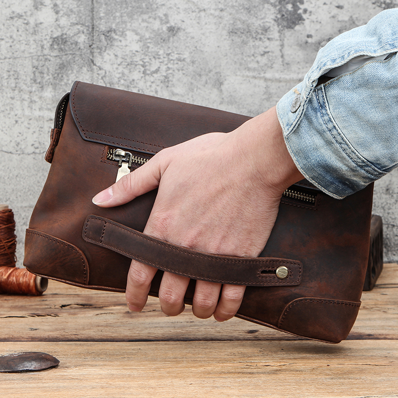 CONTACT'S Men Clutch Bags Larg - Leather Passport Cover บทวิจารณ์และราคา
