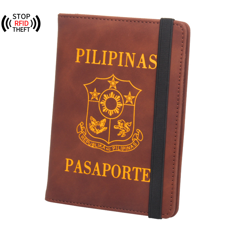 Philippines Passport Cover Rfi - Leather Passport Cover บทวิจารณ์และราคา