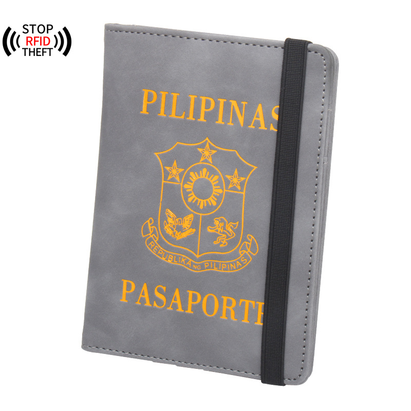Philippines Passport Cover Rfi - Leather Passport Cover บทวิจารณ์และราคา