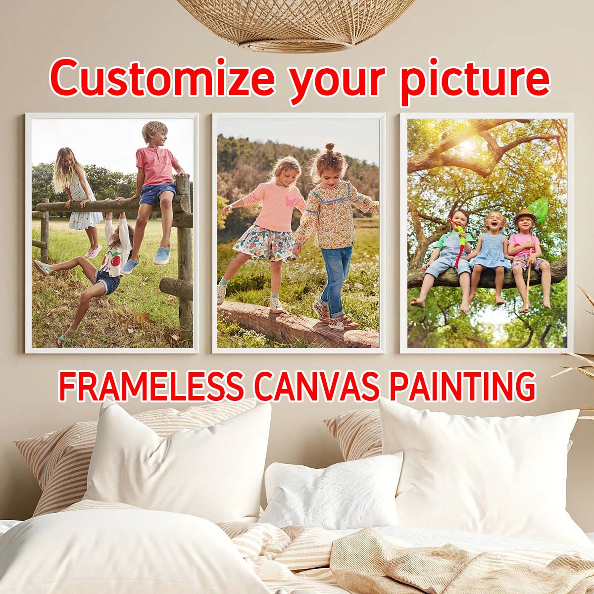 Custom photo canvas printing,  - Personalized Engraved Gift บทวิจารณ์และราคา