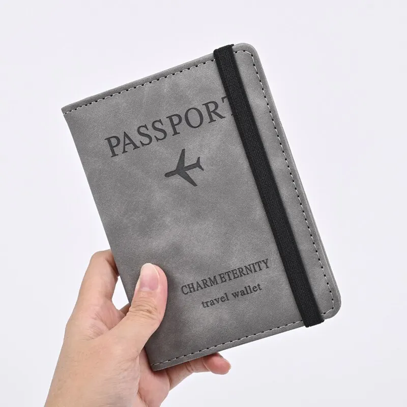Men PU Leather Wallet Travel P - Leather Passport Cover บทวิจารณ์และราคา